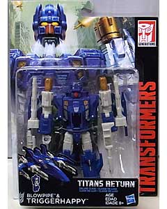 HASBRO TRANSFORMERS GENERATIONS TITANS RETURN DELUXE CLASS BLOWPIPE & TRIGGERHAPPY