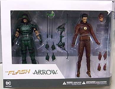 DC COLLECTIBLES THE FLASH &amp; ARROW 2PACK