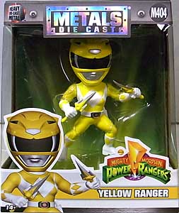 JADA TOYS METALS DIE CAST 4インチフィギュア POWER RANGERS MIGHTY MORPHIN YELLOW RANGER [M404]