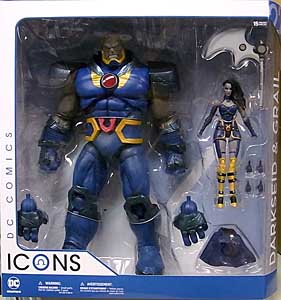 DC COLLECTIBLES DC COMICS ICONS DARKSEID & GRAIL 2PACK