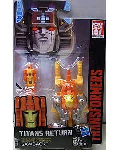 HASBRO TRANSFORMERS GENERATIONS TITANS RETURN TITAN MASTER SAWBACK