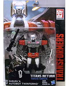 HASBRO TRANSFORMERS GENERATIONS TITANS RETURN DELUXE CLASS DABURU & AUTOBOT TWINFERNO