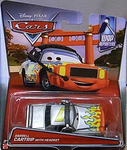 MATTEL CARS 2017 シングル DARRELL CARTRIP WITH HEADSET