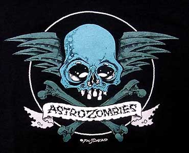 ASTRO ZOMBIES / SKULL WING Tシャツ （ブルー）