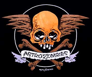 ASTRO ZOMBIES / SKULL WING Tシャツ （オレンジ）