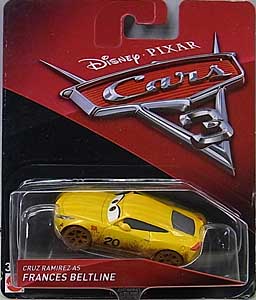 MATTEL CARS 3 シングル CRUZ RAMIREZ AS FRANCES BELTLINE ブリスター傷み特価