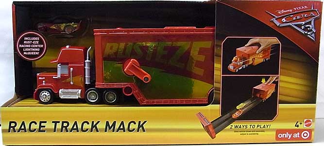 MATTEL CARS 3 PLAYSET RACE TRACK MACK