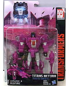 HASBRO TRANSFORMERS GENERATIONS TITANS RETURN DELUXE CLASS AIMLESS &amp; MISFIRE