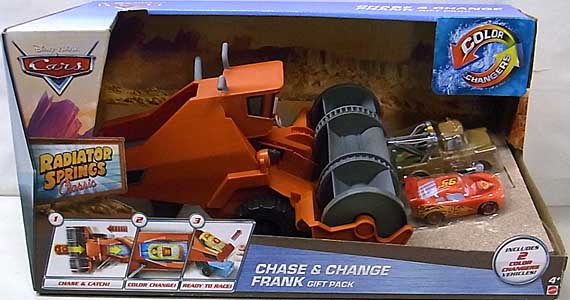 MATTEL CARS 2016 RADIATOR SPRINGS CLASSIC COLOR CHANGERS CHASE & CHANGE FRANK GIFT PACK