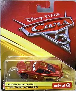 MATTEL CARS 3 シングル RUST-EZE RACING CENTER LIGHTNING McQUEEN 台紙傷み特価