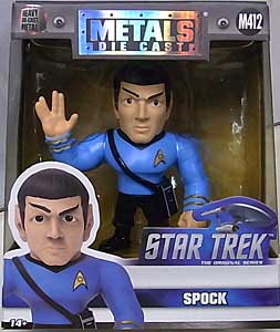 JADA TOYS METALS DIE CAST 4インチフィギュア STAR TREK THE ORIGINAL SERIES SPOCK