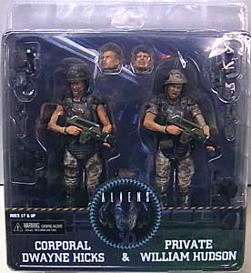 NECA ALIEN 7インチアクションフィギュア ALIENS 2 COLONIAL MARINES 30TH ANNIVERSARY 2PACK DWAYNE HICKS & WILLIAM HUDSON