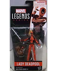 HASBRO MARVEL LEGENDS SERIES 2017 3.75インチアクションフィギュア シングル LADY DEADPOOL