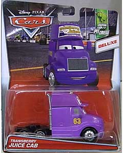 台紙傷み特価 MATTEL CARS 2017 DELUXE TRANSBERRY JUICE CAB