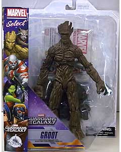 DIAMOND SELECT MARVEL SELECT USAディズニーストア限定 GUARDIANS OF THE GALAXY GROOT パッケージ傷み特価