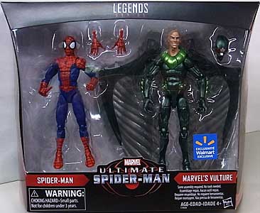 HASBRO MARVEL LEGENDS 2017 2PACK ULTIMATE SPIDER-MAN SPIDER-MAN & MARVEL'S VULTURE