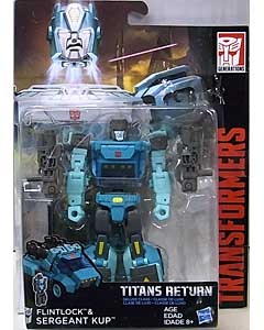 HASBRO TRANSFORMERS GENERATIONS TITANS RETURN DELUXE CLASS FLINTLOCK & SERGEANT KUP