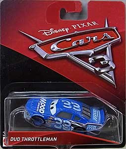 MATTEL CARS 3 シングル DUD THROTTLEMAN 台紙傷み特価