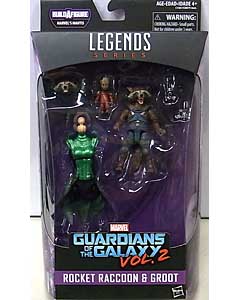 HASBRO MARVEL LEGENDS 2017 GUARDIANS OF THE GALAXY SERIES 2.0 映画版 GUARDIANS OF THE GALAXY VOL. 2 ROCKET RACCOON & GROOT [MANTIS SERIES]