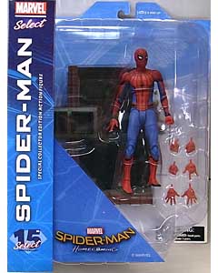 DIAMOND SELECT MARVEL SELECT 映画版 SPIDER-MAN: HOMECOMING SPIDER-MAN パッケージ傷み特価