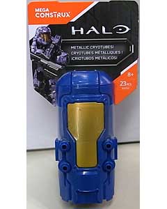 MEGA CONSTRUX HALO METALLIC BLUE CRYOTUBE UNSC SPARTAN DEFENDER