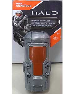 MEGA CONSTRUX HALO METALLIC SILVER CRYOTUBE UNSC SPARTAN RECRUIT