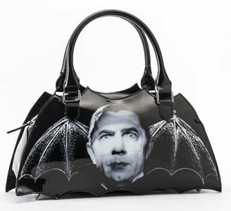 ROCK REBEL BAT SHAPED HANDBAG DRACULA