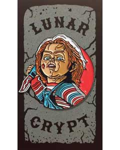 LUNAR CRYPT ENAMEL PIN CHUCKY