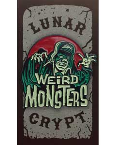 LUNAR CRYPT ENAMEL PIN WEIRD MONSTERS