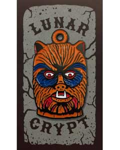 LUNAR CRYPT ENAMEL PIN WEAR-A-WEIRDO WOLFMAN