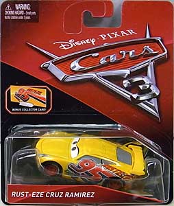 MATTEL CARS 3 シングル RUST-EZE CRUZ RAMIREZ [BONUS COLLECTOR CARD]