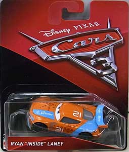 MATTEL CARS 3 シングル RYAN INSIDE LANEY ブリスター傷み特価