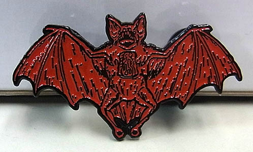 LUNAR CRYPT ENAMEL PIN GORY GREG BAT