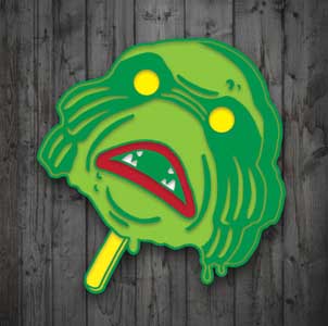 MONSTERS ARE GOOD. ENAMEL PIN CREECHPOP