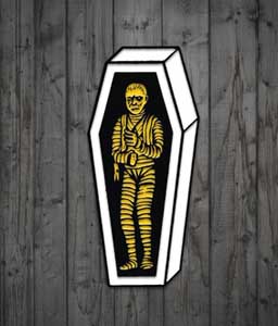 MONSTERS ARE GOOD. ENAMEL PIN MAGIC MUMMY