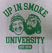 CHEECH & CHONG UP IN SMOKE UNIVERSITY   /チーチ&チョン (グレー）