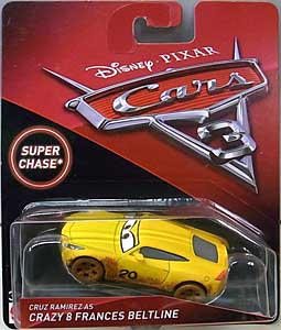 MATTEL CARS 3 シングル SUPER CHASE CRUZ RAMIREZ CRAZY 8 FRANCES BELTLINE