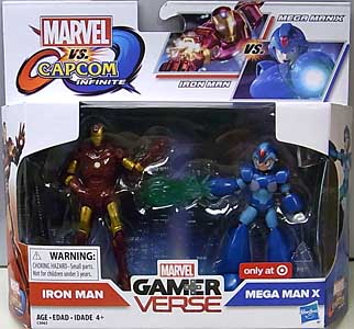 HASBRO MARVEL VS. CAPCOM: INFINITE 3.75インチアクションフィギュア 2PACK IRON MAN VS MEGA MAN X