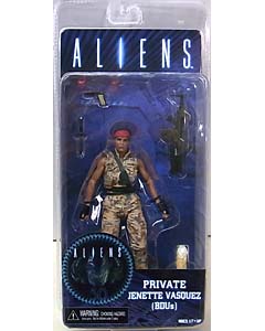 NECA ALIEN 7インチアクションフィギュア シリーズ12 ALIENS PRIVATE JENETTE VASQUEZ [BDUs] ブリスター傷み特価