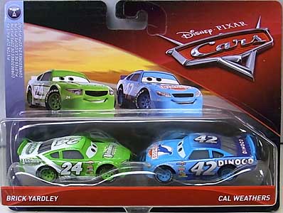 MATTEL CARS 2018 2PACK BRICK YARDLEY & CAL WEATHERS