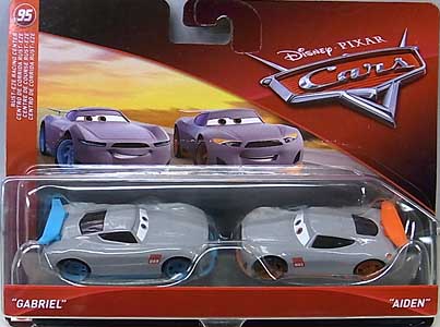 MATTEL CARS 2018 2PACK GABRIEL & AIDEN