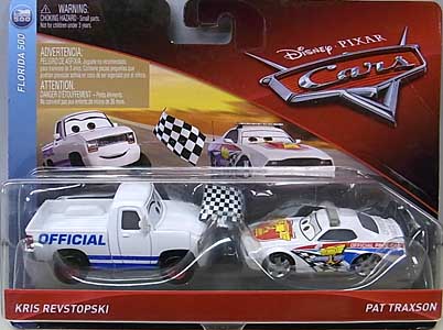 MATTEL CARS 2018 2PACK KRIS REVSTOPSKI &amp; PAT TRAXSON