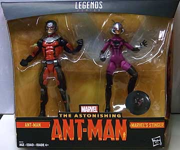 HASBRO MARVEL LEGENDS 2018 2PACK THE ASTONISHING ANT-MAN ANT-MAN & MARVEL'S STINGER