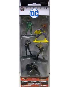 JADA TOYS DC NANO METALFIGS BATMAN 5PACK [PACK A]