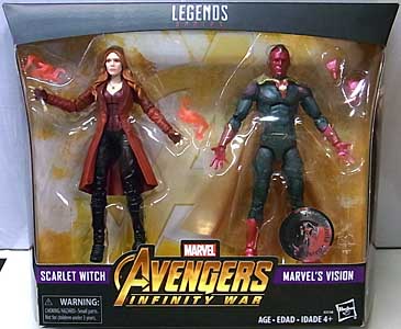 HASBRO MARVEL LEGENDS 2018 2PACK 映画版 AVENGERS: INFINITY WAR SCARLET WITCH &amp; MARVEL&#039;S VISION