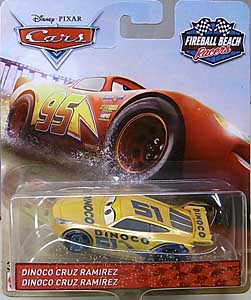 MATTEL CARS 2018 FIREBALL BEACH RACERS シングル DINOCO CRUZ RAMIREZ