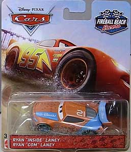 MATTEL CARS 2018 FIREBALL BEACH RACERS シングル RYAN INSIDE LANEY