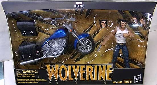 HASBRO MARVEL LEGENDS 2018 WOLVERINE AND MOTORCYCLE パッケージ傷み特価