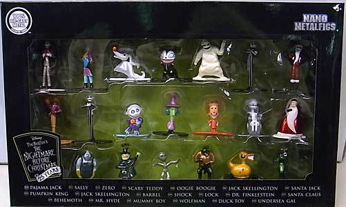 JADA TOYS NANO METALFIGS THE NIGHTMARE BEFORE CHRISTMAS 20PACK パッケージ傷み特価