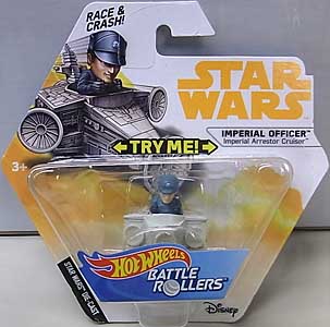 MATTEL HOT WHEELS STAR WARS DIE-CAST VEHICLE BATTLE ROLLERS 2018 IMPERIAL OFFICER